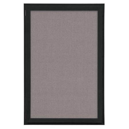United Visual Products Indoor Enclosed Combo Board, 72"x36", Satin Frame/Burgundy & Blue Spruce UVCB7236-BURGUN-BLSPRU